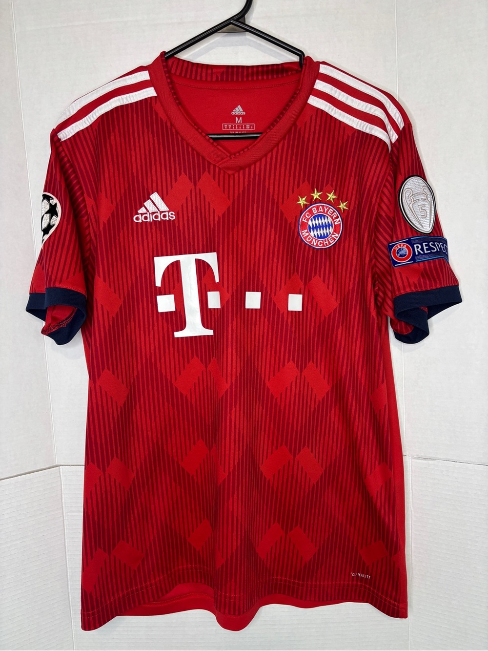 adidas Men’s FC Bayern Munchen #14 Bala Short Sleeve Home Jersey Sporty T-shirt